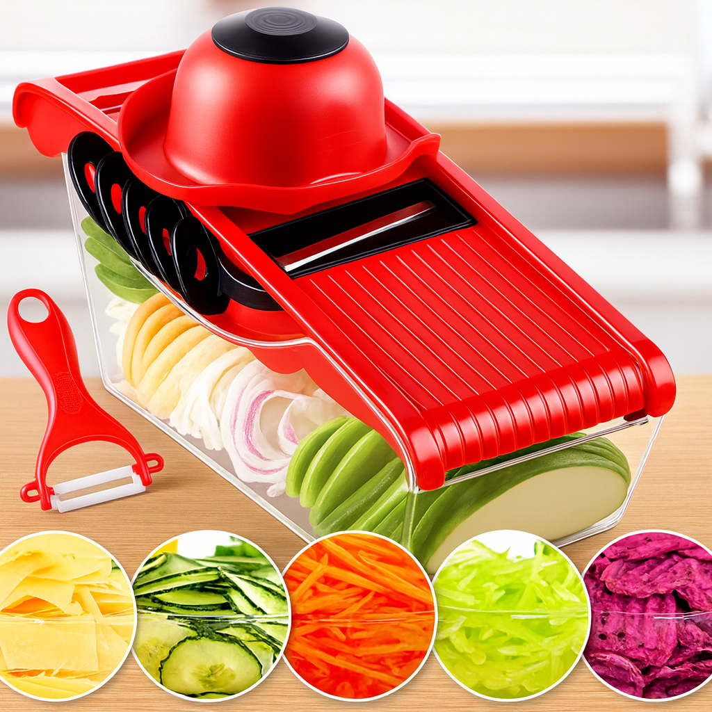 Multifunction Kitchen Slicer 6 Blades