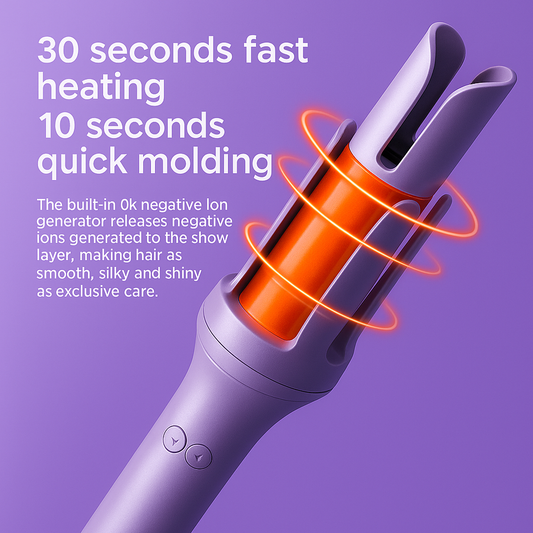 3-in-1 Curling Iron – Effortless Waves and Curls in Seconds