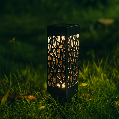 Lámpara de jardín vintage impermeable y con energía solar