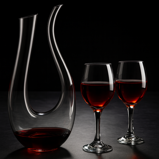 Crystal U-Shaped 1500 ml Wine Decanter