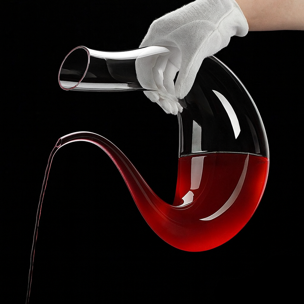 Crystal U-Shaped 1500 ml Wine Decanter