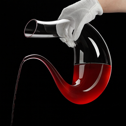 Crystal U-Shaped 1500 ml Wine Decanter
