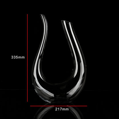 Crystal U-Shaped 1500 ml Wine Decanter