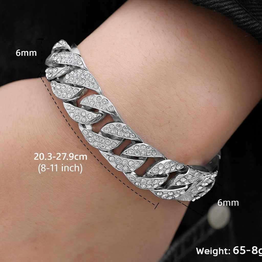 Miami Gold Curb Cuban Bracelet