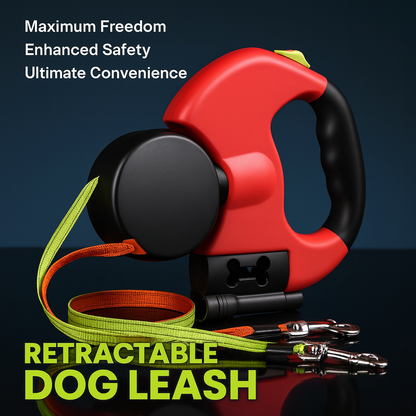 Dual Pet Leash with LED Light