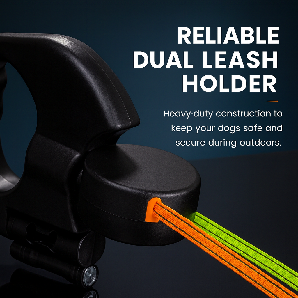 Dual Pet Leash with LED Light