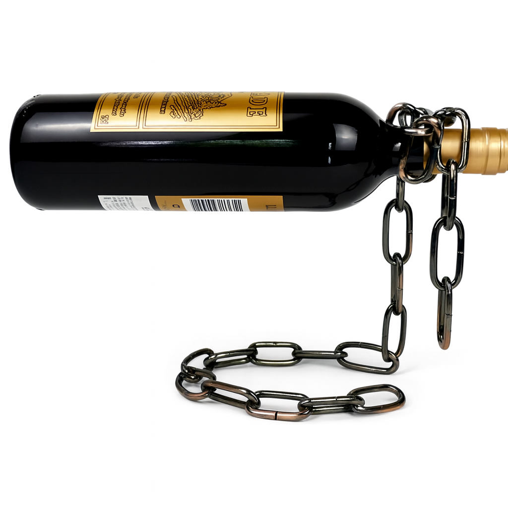 Magic Iron Chain Wine Bottle Holder